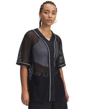 Under Armour Sportstyle Baseball Jersey - Black