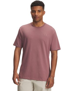 Under Armour Ua Icon Short Sleeve - Purple