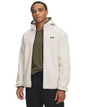 Under Armour Coldgear® Infrared Basecamp Fleece Full Zip - White