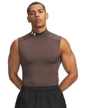 Under Armour Heatgear® Mock Sleeveless - Brown