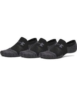 Under Armour Ua Pt Pro 3-pack Ultra Low Socks - Black