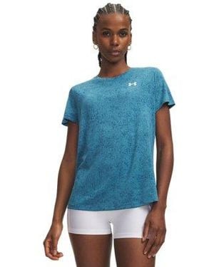 Under Armour Ua Tech Pixelate Short Sleeve - Blue