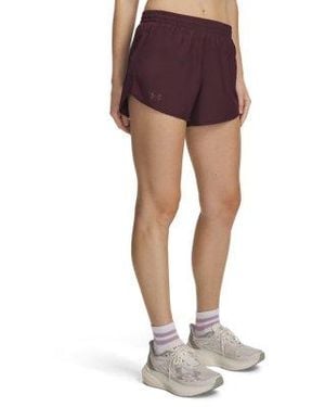 Under Armour Ua Mileage Heather 3.5" Shorts - Purple