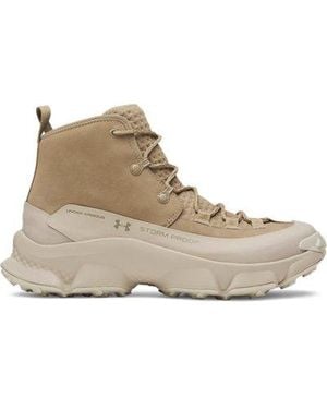 Under Armour Ua Charged Expanse Mid Leather Waterproof Hiking Boots - Black
