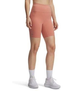 Under Armour Ua Movement Bike Shorts - Pink