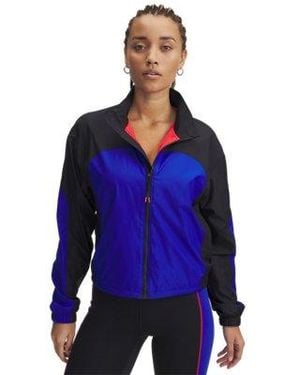 Under Armour Project Rock Woven Full-Zip Royal - Blue