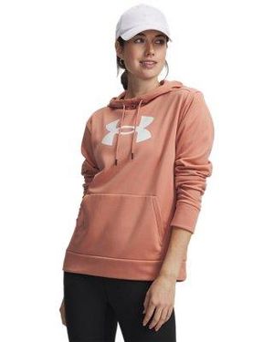 Under Armour Armor Fleece® Big Logo Hoodie - Pink