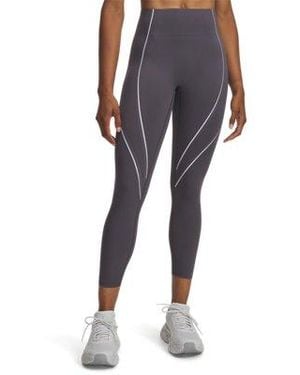 Under Armour Halo Bonded Ankle Leggings Castlerock Reflective - Blue