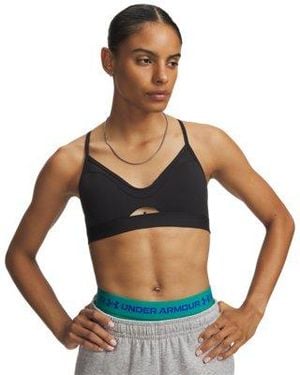 Under Armour Ua Meridian Strappy Bra - Blue