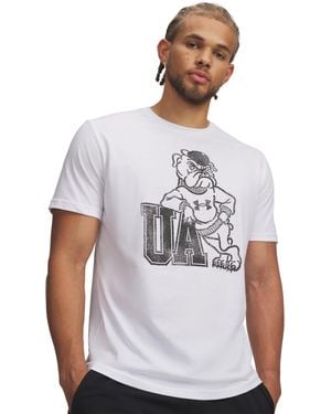 Under Armour Ua Bulldog Illustration Short Sleeve - White