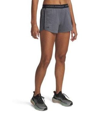 Under Armour Tech Play Up 3" Shorts Castlerock - Blue