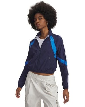 Under Armour Icon Crinkle Jacket Washed Atlantis - Blue