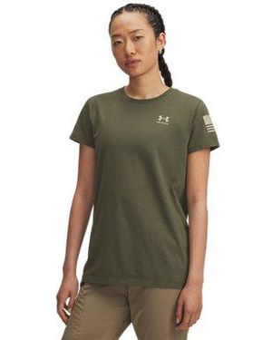 Under Armour Ua Freedom Flag T-shirt - Green
