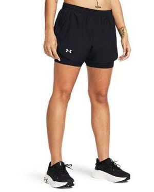 Under Armour Fly-By 2-In-1 Shorts Reflective - Blue