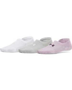 Under Armour Ua Vanish 3-pack Liner Socks - Pink