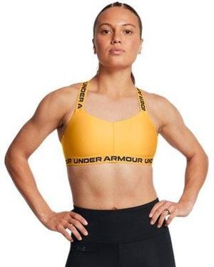 Under Armour Ua Crossback Strappy Low Sports Bra - Orange