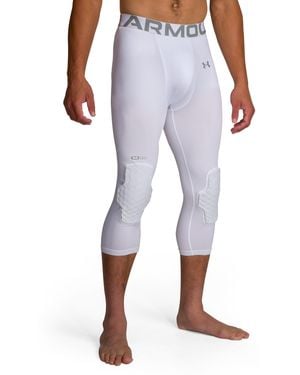 Under Armour Ua Gameday Armor 2-pad 3⁄4 Tights - White