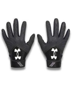 Under Armour Ua Glyde Batting Gloves - Black