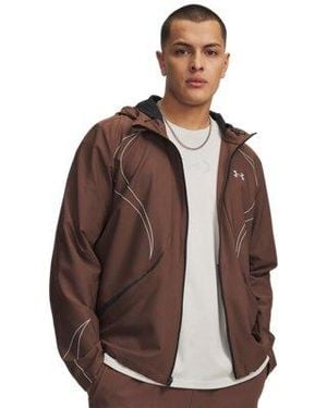 Under Armour Unstoppable+ Woven Jacket Incense Reflective - Brown
