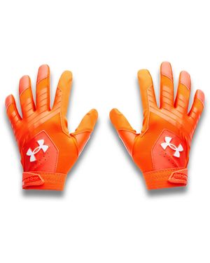 Under Armour Ua Clean Up Batting Gloves - Orange