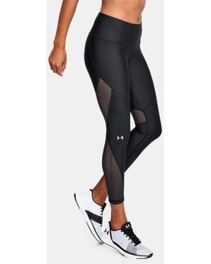 Under Armour Women's Heatgear® Armour Mesh Ankle Crop - Black