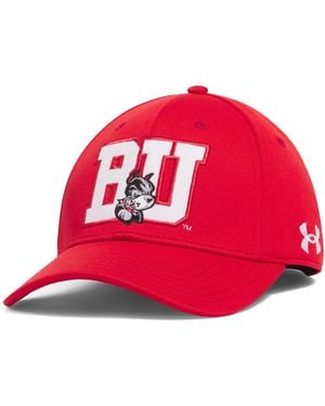 Under Armour Ua Blitzing Collegiate Stretch Fit Cap - Red