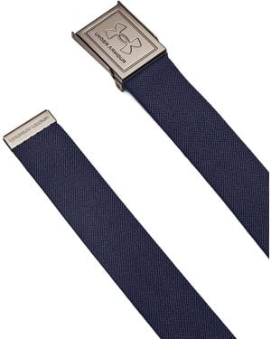 Under Armour Drive Stretch Webbing Belt Midnight Khaki Base - Blue