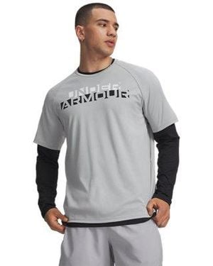 Under Armour Ua Tech Short Sleeve - Gray