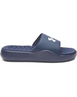 Under Armour Ua Ignite Pro 8 Fixed Strap Slides - Blue
