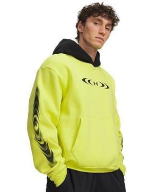 Under Armour Ua Icon Fleece Graphic Hoodie - Yellow