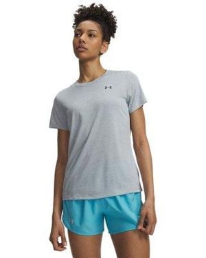 Under Armour Tech Twist Short Sleeve Halo - White