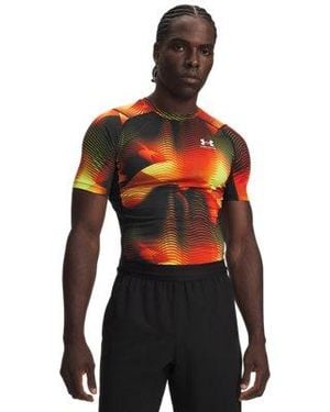 Under Armour Heatgear® Printed Short Sleeve - Red