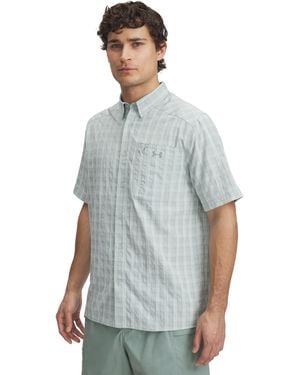 Under Armour Ua Drift Tide 2.0 Plaid Short Sleeve - Green