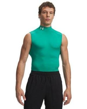 Under Armour Heatgear® Mock Sleeveless - Green