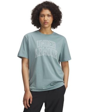 Under Armour Ua Rival Campus Oversized T-shirt - Blue
