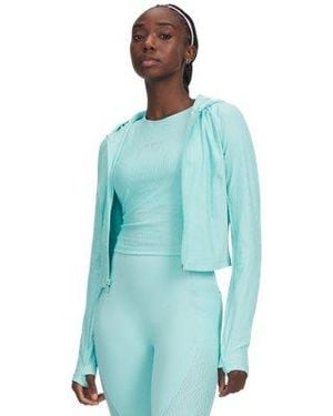 Under Armour Halo Jacq Rd Knit Jacket Neo Reflective - Blue