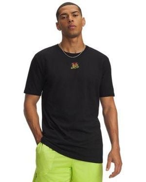 Under Armour Ua Graffiti Wordmark Short Sleeve - Black