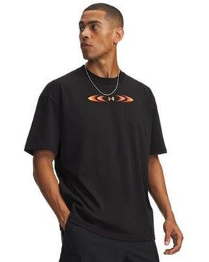 Under Armour Ua Heavyweight Echo Car Short Sleeve - Black