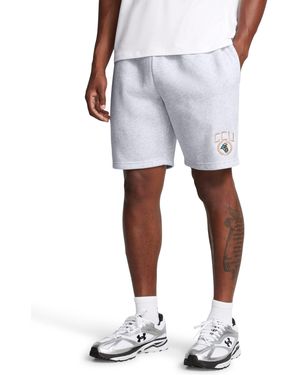Under Armour Ua Rival Fleece Collegiate Shorts - White