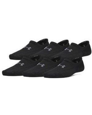 Under Armour Ua Vanish 6-pack Liner Socks - Black