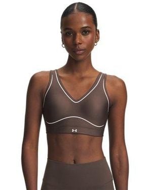 Under Armour Ua Infinity Mid Novelty Sports Bra - Brown