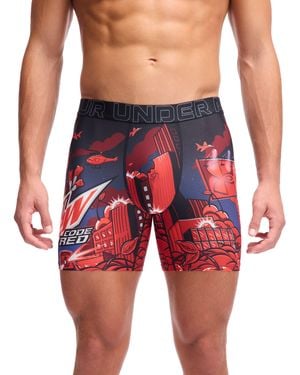 Under Armour Ua Performance Tech Mesh Graphic X Mountain Dew Boxerjock - Blue