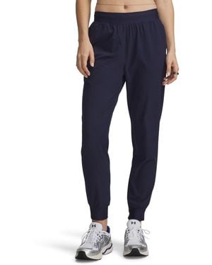 Under Armour Ua Rival High-rise Woven Pants - Blue