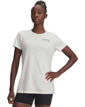 Under Armour Project Rock Graphic Short Sleeve - White