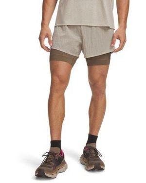 Under Armour Ua Hb Run 2-in-1 Shorts - Natural