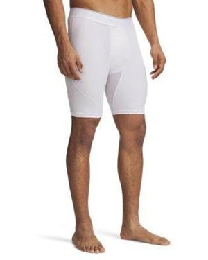 Under Armour Heatgear Elite Long Shorts Reflective - White