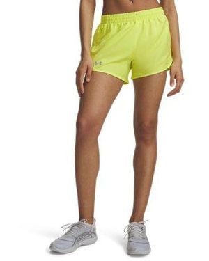 Under Armour Fly-By 3" Shorts High Vis High Vis Reflective - Green