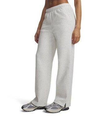 Under Armour Ua Rival Fleece Straight Leg Pants - Gray