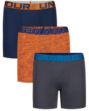 Under Armour Ua Performance Tech Printed Boys' 4" Boxerjock - Blue