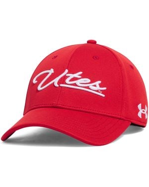 Under Armour Ua Blitzing 3.0 Collegiate Adjustable Cap - Red